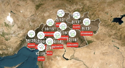Meteoroloji afet bölgesi için sağanak yağış ve sel uyarısı verdi