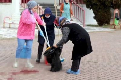 Boşanma davasından çıkan damat, kayınvalidesini bıçakladı