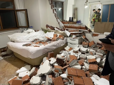 Ankara’da 7 katlı binada patlama