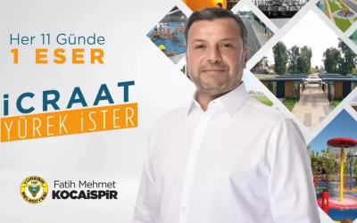 Başkan Kocaispir’den Her 11 Güne 1 Eser