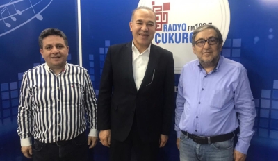 Hüseyin Sözlü’den Radyo Çukurova’ya nezaket ziyareti