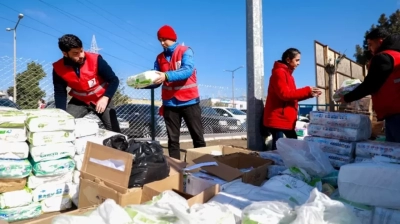 Kızılay’ın afet bölgelerindeki yardım çalışmaları sürüyor