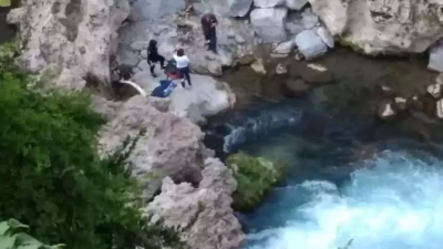 Küp şelalesinde 13 yaşındaki kız çocuğu boğuldu