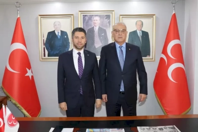 Ak Parti İl Başkanı Mehmet Ay’dan Yusuf Kanlı’ya ziyaret
