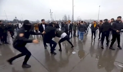HDP’lilerin Nevruz kutlamasında PKK propagandası yapanları polis paketledi