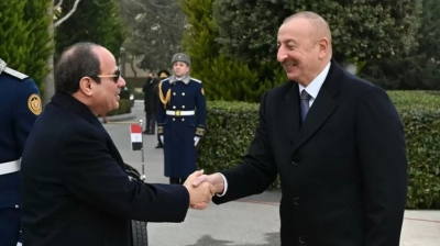 Mısır Cumhurbaşkanı Abdulfettah es-Sisi Azerbaycan’da
