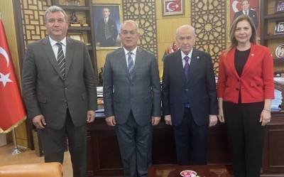 MHP Adana heyetinden, Devlet Bahçeli’ye rapor