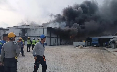 SASA Polyester Fabrikasında Yangın!