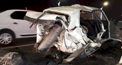 Yeni köprüde feci kaza: 1 ölü, 1 yaralı