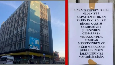 Deprem Riski Nedeniyle Tarihi Büyük Postane de Boşaltıldı