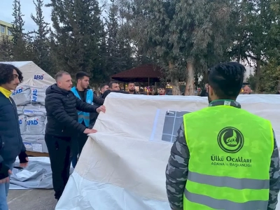 Adana Ülkü Ocakları yaraları sarmayı sürdürüyor