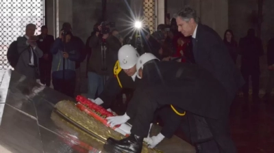 Antony Blinken’dan Anıtkabir’e ziyaret