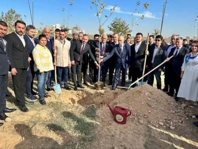 Başbuğ Türkeş Doğumunun 106. Yıl Dönümünde fidan dikimiyle anıldı