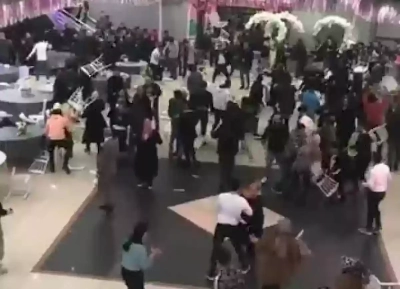 Düğün Salonu Savaş Alanına Döndü