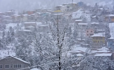 Kızıldağ Yaylası beyaza büründü