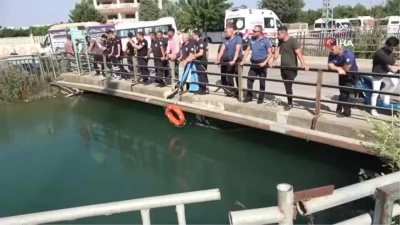 Sulama kanalına giren bir kişi kayboldu