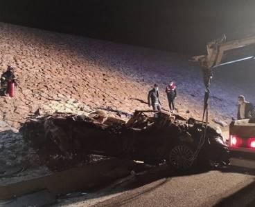 Kazakistan konsolosluğuna ait otomobil kaza yaptı: 4 ölü