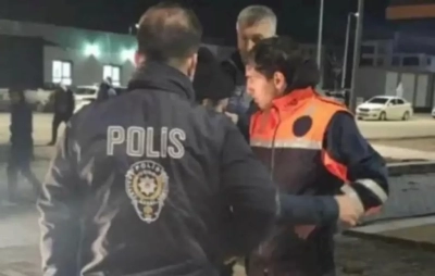 AFAD kıyafeti giyip hırsızlık yapan alçak yakalandı