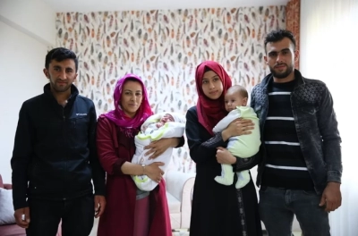 Depremzede bebekler ailelerine teslim edildi