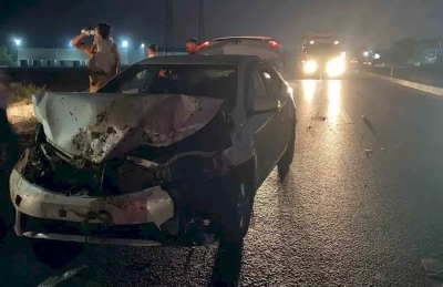 Sarıçam’da otomobil koyun sürüsüne çarptı: 100 koyun telef oldu