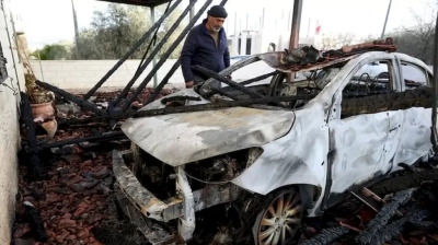 Yahudi yerleşimciler, Filistinlilerin mülklerine saldırdı