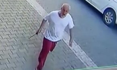 72 yaşındaki HÜDAPAR saldırganı görüntülendi