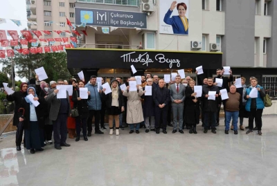 İYİ Parti Çukurova’dan 130 kişi istifa etti