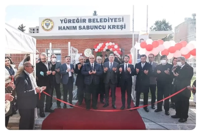 Yüreğir Belediyesi Hanım Sabuncu Kreşi törenle açıldı