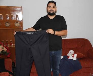 Mersin'de askere gitmek isteyen genç, 50 kilo verdi