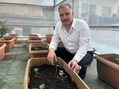 Ülkü Ocaklarının Tarım Projesinde fidanlar yeşermeye başladı