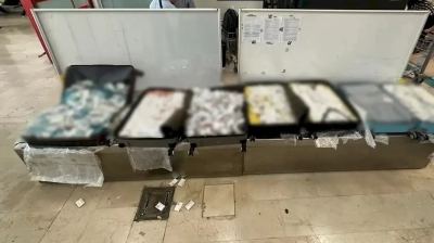 Şakirpaşa Havalimanında elektronik sigara tütünü yakalandı